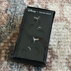 Baublebar Disney Mickey Hoop Earrings